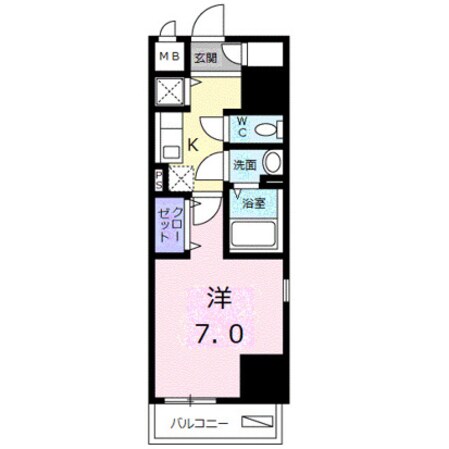 パルティール・アサクサの物件間取画像